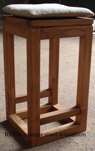 RUSH Counter Stool with cushion